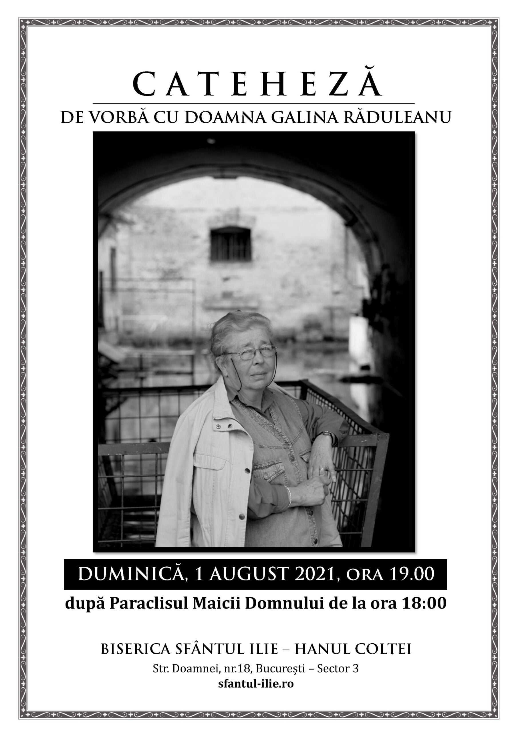 2021.07.26 - Cateheză 'De vorbă cu doamna Galina Răduleanu'